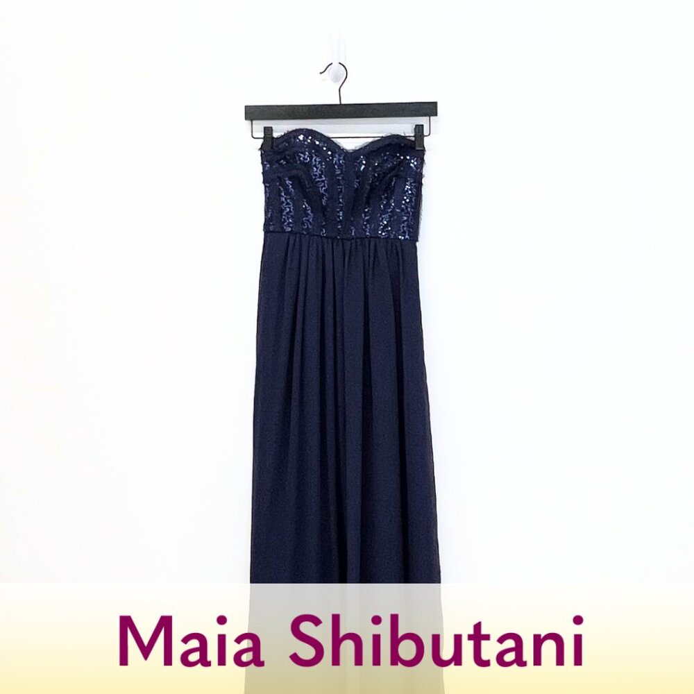 Max & Cleo Navy Maxi Dress